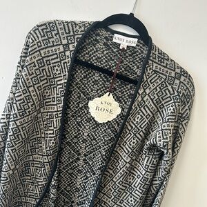 Knox Rose • Open Cardigan Duster • Sz S • NWT!